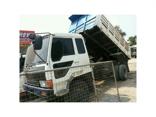 ขายดัมพ์MITSUBISHI เครื่อง165แรง ยาง900ขอบ20เครื่องดี เอกสารพร้อมโอน