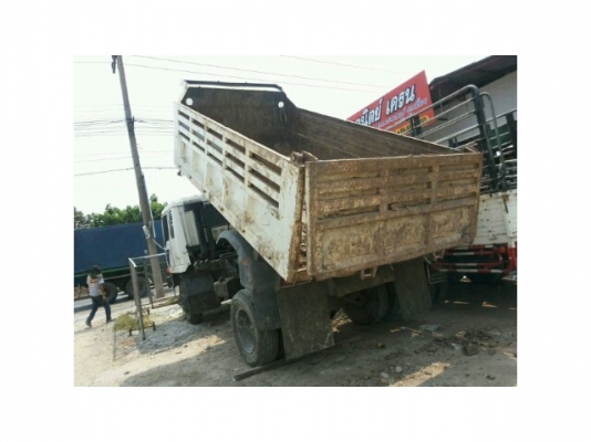 ขายดัมพ์MITSUBISHI เครื่อง165แรง ยาง900ขอบ20เครื่องดี เอกสารพร้อมโอน