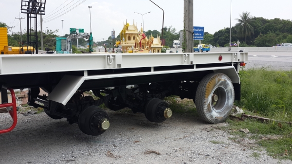 ขายหางพื้นเรียบ3เพลาใหม่....ยาว12.50เมตร..0815667535