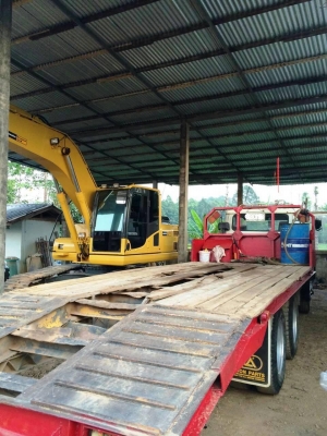 สิบล้อเทลเล่อร์ แบบสองเพลา ฮีโน่ KT725 บรรทุก รถแบคโฮขนาด 200 ได้