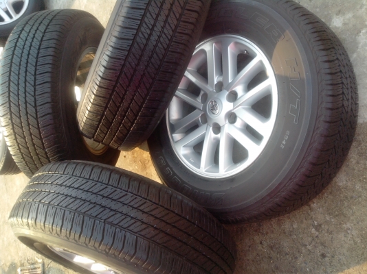 แม็กวีโก้แชป์ขอบ17พร้อมยางบริสโตน265/65/17 ปี12ปลายปีสวยๆ แม็กวีโก้แชป์ขอบ17พร้อมยางบริสโตน265/65/17 ปี12ปลายปีสวยๆ