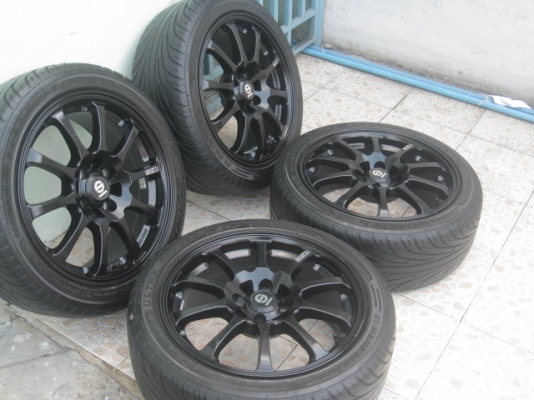 ขายล้อแม็กมือสอง Sparco 16"x7" et37 4รู100 สีดำด้าน สีเดิม ไม่มีซ่อม ไม่มีคด ไม่มีดุ้ง มีรอยขอบๆ นิดหน่อยครับ แต้มสีแล้วครับไม่น่าเกลียดครับ ยาง nankang ultra sport ns-2 ยางผลิตสัปดาห์ที่35 ปี11  สนใจติดต่อเล็กคลองสามครับ 081-3747940