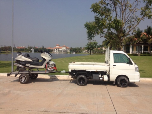 ขาย เทเลอร์ บรรทุกมอไชค์ พื้นมิเนียม ราคาถูก