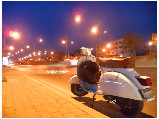 Vespa Sprint 150 ทะเบียนโอน สีใหม่มาก