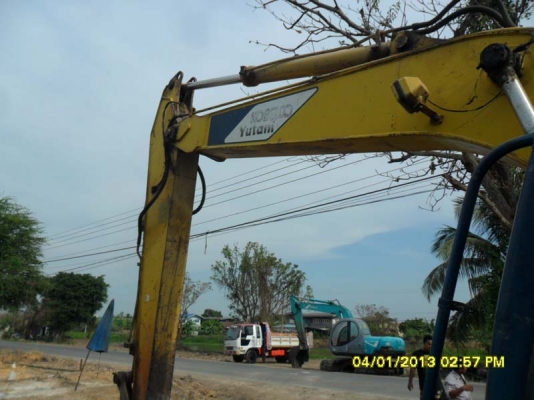 Kobelco SK120_Mark_III ไฟฟ้าเต็ม เอวแน่น เดินหน้าถอยหล้งดีเครื่องแห้งแรงดี บูมพิเศษ พร้อมลุย