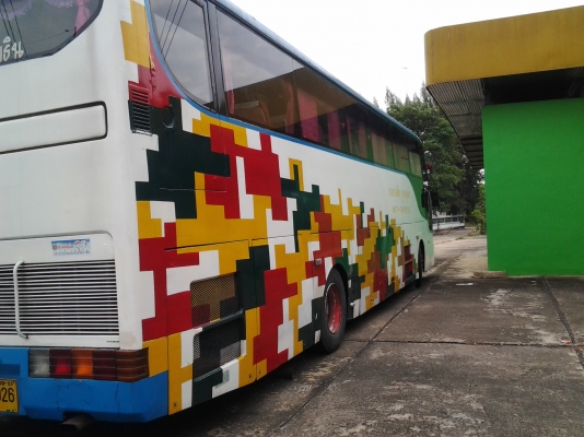 ขายบัสแอร์ชั้นครึ่ง43 ที่นั่งถุงลมแอร์แยกเครื่องหลัง750000จัดได้700000