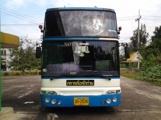 ขายบัสแอร์ชั้นครึ่ง43 ที่นั่งถุงลมแอร์แยกเครื่องหลัง750000จัดได้700000