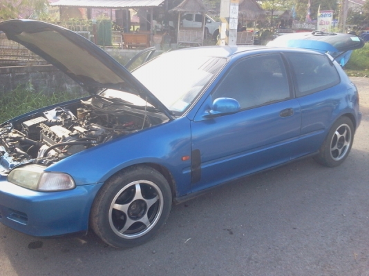 civic 3 ประตู ปี 93 เครื่องหัวฉีด เกียร์ออโต้ ติดแก็สเเล้ว (รถผู้หญิงใช้)