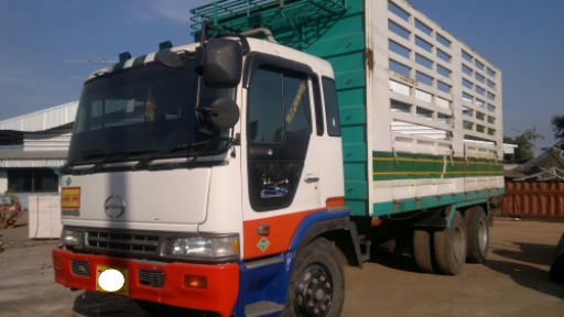 ขายพ่วงแม่ลูกไม่ดั้มกระบะเหล็ก HINO 3 ใบปัด เครือง P11C 320 เเรงม้า 2 เพลา ลูก 3 คาน ยางเต็ม ทะเบียนพร้อมโอน ราคาเบาๆ