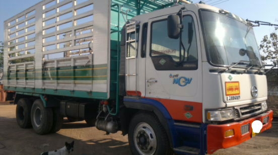 ขายพ่วงแม่ลูกไม่ดั้มกระบะเหล็ก HINO 3 ใบปัด เครือง P11C 320 เเรงม้า 2 เพลา ลูก 3 คาน ยางเต็ม ทะเบียนพร้อมโอน ราคาเบาๆ