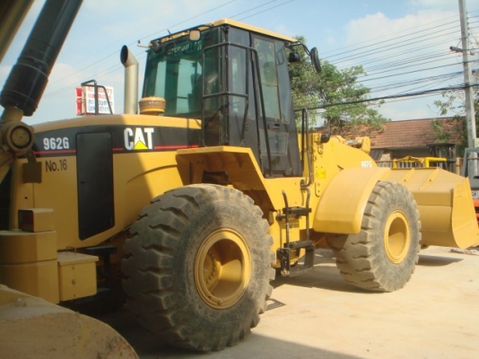 ละอองดาวแทรคเตอร์ ขาย รถตักล้อยาง ยี่หัอ CAT 962G  มือสองเก่าจากนอกสภาพดีราคาถูก พร้อมสำหรับการใช้งาน