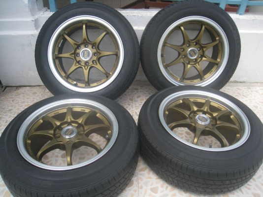 ขายล้อแม็ก CE28N 15"x7" 4/100 +ยางปี 09 ( 081-3747940)