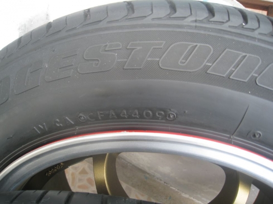 ขายล้อแม็ก CE28N 15"x7" 4/100 +ยางปี 09 ( 081-3747940)