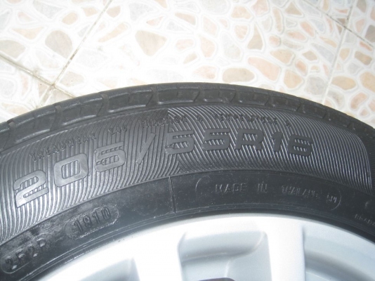 ขายล้อแม็กเดิม chevrolet sonic 16"x6" 4/100 et39 +ยาง(081-3747940)