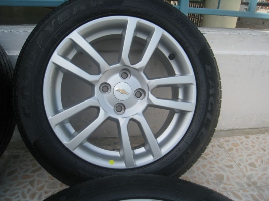 ขายล้อแม็กเดิม chevrolet sonic 16"x6" 4/100 et39 +ยาง(081-3747940)