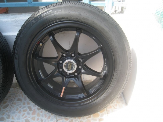 ขายล้อแม็ก ce28n 15"x6.5" 4/100,114 et40 +ยางปี10 (081-3747940)