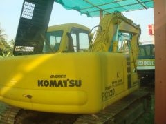 ละอองดาวแทรคเตอร์ ขายรถแบคโฮยี่หัอ KOMATSU PC120 มือสองเก่าจากนอกสภาพดีราคาถูก พร้อมสำหรับการใช้งาน