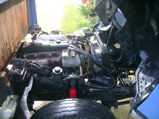 ISUZU NKR 69 E เครื่อง 4JB 1 บรรทุก 4 ล้อ ไม่ติดเวลา