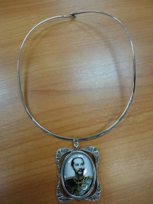 ขายโช๊คเกอร์พร้อมจี้เงิน92.5