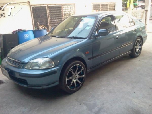 CIVIC ตาโต ปี97  ออโต้แก้สLPG  ล้อmax17   เอกสารครบๆ