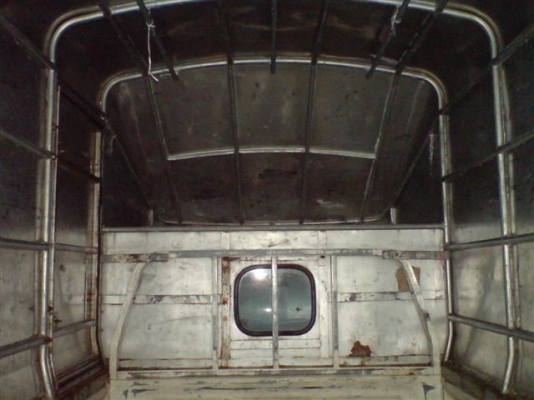 TIGER ช่วงยาวแต่งเพลาลอยยาง205/14"เสริมแหนบพร้อมหลังคาอลูมีเนียมแน่นหนาใช้บรรทุกหนักสบายๆ