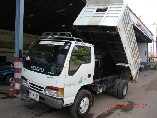 ขายอีซูซุดั๊ม NKR 110 เครื่อง 4-BE 110 แรง หัวการ์ตูนสภาพสวยแอร์เย็นฉ่ำ ยาง825 ขอบ 16