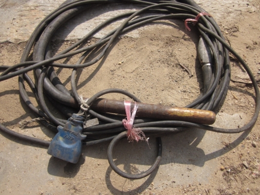 ขาย-เครื่องจี้ปูน MIKASA: EY230 พร้อมสายจี้ เครื่องยนต์เบนซิน ไฟ 48V