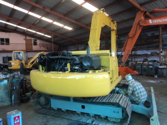 ละอองดาวแทรคเตอร์ ขายรถแบคโฮยี่หัอ KOMATSU PC60-7มือสองเก่าจากนอกสภาพดีราคาถูก พร้อมสำหรับการใช้งาน