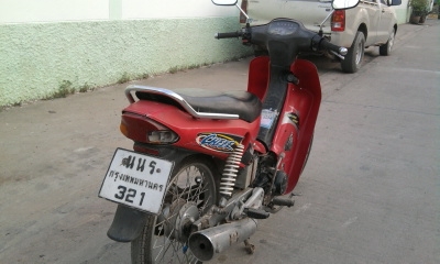 ขาย คาวาซากิ เชียร์ เครื่องดีสุดๆ ทะเบียนขาด 55 มีเล่มอย่างเดียวรถอยู่ พระราม 2