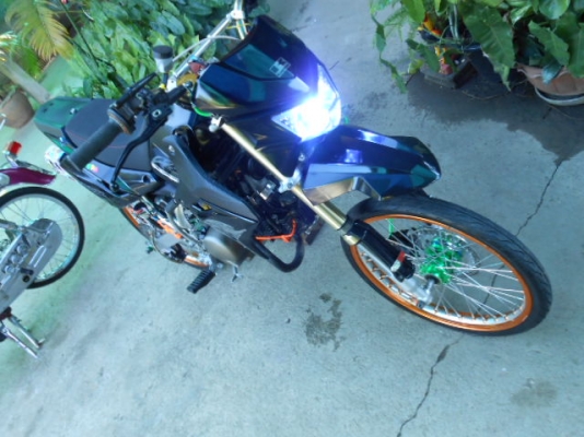 ขาย KSR80cc  นอก  ยกเครื่อง KSRแต่งล้อ17