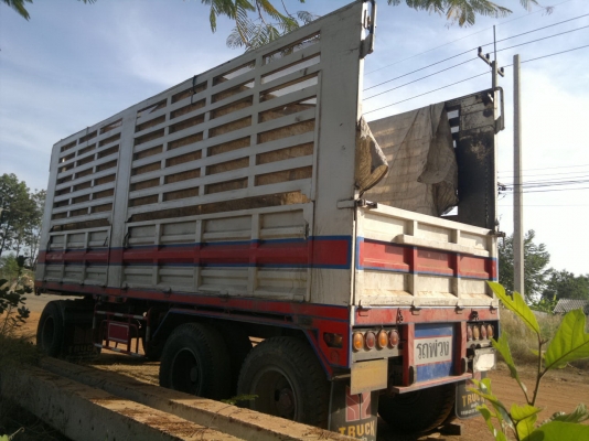 ขายลูกพ่วง 3 เพลา กระบะเหล็กคอกเกษตรไม่ดั้ม อู่ ,มีโชคขนส่ง สวย รีบจองด่วน