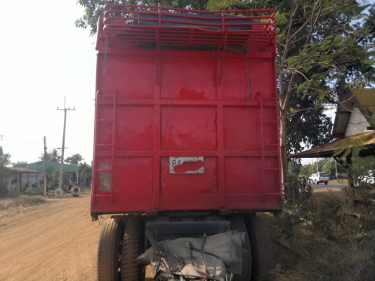 ขายลูกพ่วง 3 เพลา กระบะเหล็กคอกเกษตรไม่ดั้ม อู่ ,มีโชคขนส่ง สวย รีบจองด่วน