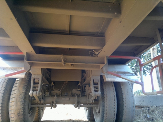 ขายลูกพ่วง 3 เพลา กระบะเหล็กคอกเกษตรไม่ดั้ม อู่ ,มีโชคขนส่ง สวย รีบจองด่วน