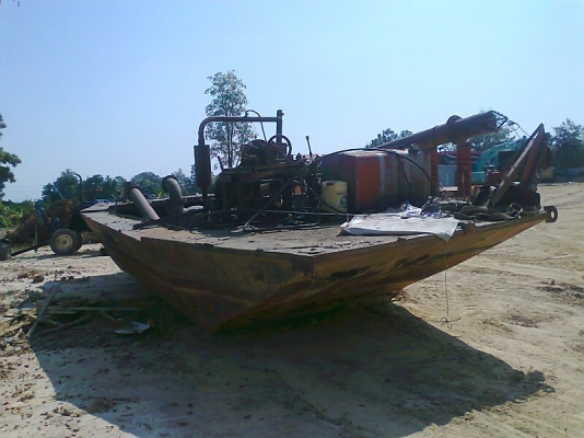 ขายด่วน!..เรือดูดทราย เครื่องฮีโน่ ท่อดูด 8 " สภาพสวยสุดขีด พร้อมใช้.