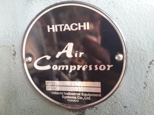 ขาย ปั้มลมถัง HITACHI 7.5 KW มือสองญี่ปุ่น ขาย ปั้มลมถัง HITACHI 7.5 KW มือสองญี่ปุ่น