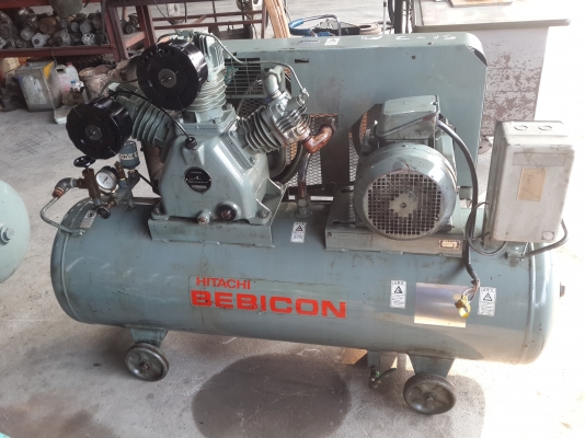 ขาย ปั้มลมถัง HITACHI 7.5 KW มือสองญี่ปุ่น ขาย ปั้มลมถัง HITACHI 7.5 KW มือสองญี่ปุ่น