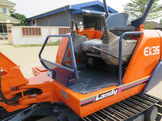 รถขุด แบคโฮล HITACHI - EX35 ทำสีใหม่ มือสองญี่ปุ่น นำเข้าเอง ยังไม่เคยใช้งานในไทย