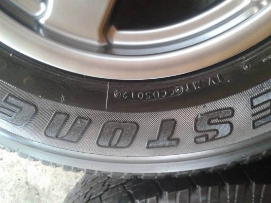 ขายล้อบัสเล่สีโฮมแบลค 16"*8 +ยาง ปี5012 ราคา14500