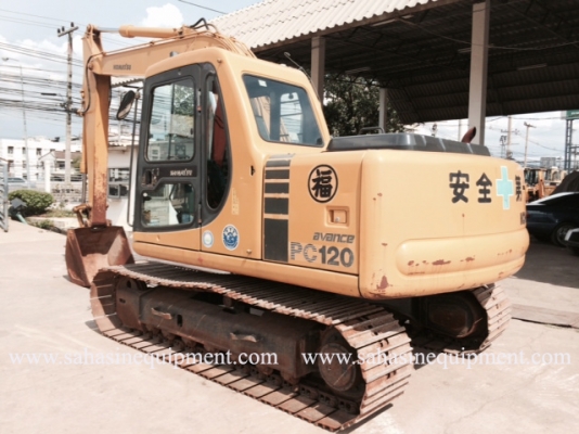 รถขุด PC120-6E S/N 546XX นำเข้า สภาพดี บจก.สหสินอีควิปเม้นท์ โทร.081-5851880, 02-5168100-1
