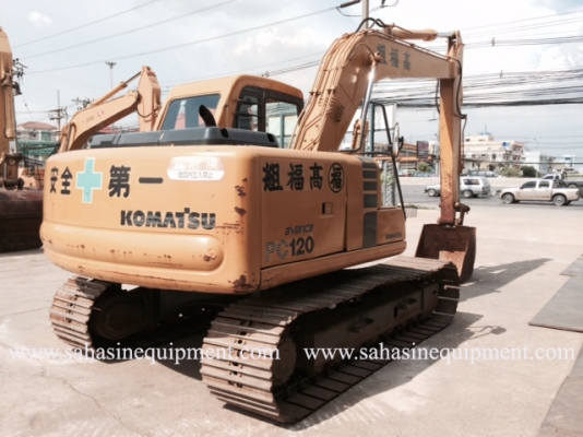 รถขุด PC120-6E S/N 546XX นำเข้า สภาพดี บจก.สหสินอีควิปเม้นท์ โทร.081-5851880, 02-5168100-1