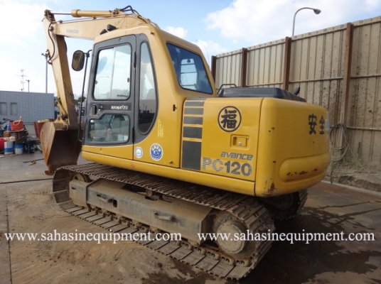 รถขุด PC120-6E S/N 546XX นำเข้า สภาพดี บจก.สหสินอีควิปเม้นท์ โทร.081-5851880, 02-5168100-1