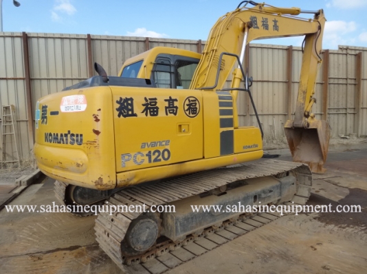 รถขุด PC120-6E S/N 546XX นำเข้า สภาพดี บจก.สหสินอีควิปเม้นท์ โทร.081-5851880, 02-5168100-1