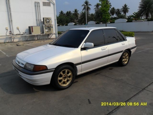 ขายรถฟอร์ด เลเซอร์ GLX ปี 92 เครื่องเดิม 1.6 เกียร์ธรรมดา เพาเวอร์ ติดแก๊ส LPG สีขาวมุกทำใหม่อย่างดีครับ ภายในทำใหม่ทั้งคัน ทุกจุด รถสวยมากครับ พร้อมใช้เลยครับ ขับดีมาก ขายถูกเลยครับ