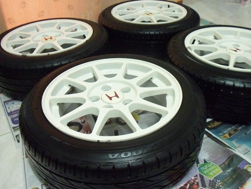 ล้อยุ่นแท้,DC2 Type.R98 16X7 5รู114 สภาพเดิมๆ สี่ล้อ6,500 ล้อยุ่นแท้,DC2 Type.R98 16X7 5รู114 สภาพเดิมๆ สี่ล้อ6,500