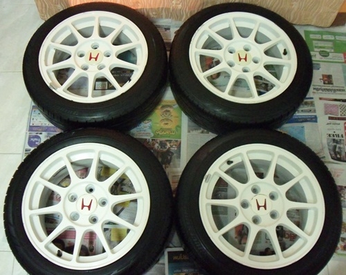 ล้อยุ่นแท้,DC2 Type.R98 16X7 5รู114 สภาพเดิมๆ สี่ล้อ6,500