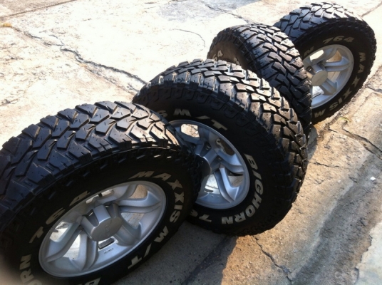 ขายยางMud Maxxis Bighorn MT764 + ล้อเล็บเหยี่ยว Isuzu ขายยางMud Maxxis Bighorn MT764 + ล้อเล็บเหยี่ยว Isuzu