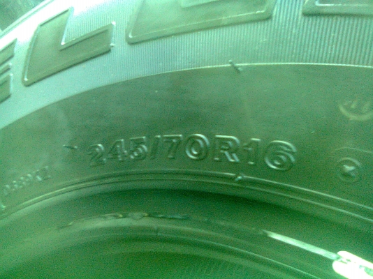 ฺฺ245/70R16 BRIDGESTONE DUELER H/T 689 มี 1 เส้น TEL.081-427-3941 ฺฺ245/70R16 BRIDGESTONE DUELER H/T 689 มี 1 เส้น TEL.081-427-3941