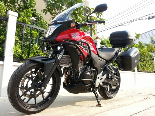CB500X 2014            รถซื้อเงินสด2เดือน(ม.ค.57)ออกศูนย์บิ๊กวิงค์ สภาพใหม่มาก ราคา209,000บ. ลองลงขายดูเพื่อมีคนสนใจ       รถจองเลขทะเบียนรอจดทะเบียน ใครซื้อไปจดทะเบียนเป็นชื่อแรกได้เลยครับ  รถใหม่พร้อมประกัน220,000บมีขอ