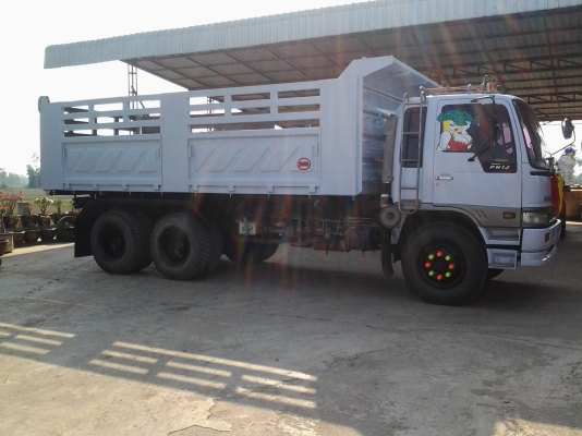 HINO FM 1 J 210 Hp ดัมพ์สามมิตรลอนเฉียงงามๆครับ  (ทีมงานรถคุณภาพ)