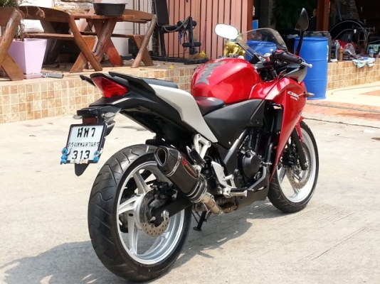 วุฒินนบุรี**ขาย CBR250R ปี2011 สภาพออกท้างสวยกริ๊บท่อแต่งทะเบียนพร้อมโอน